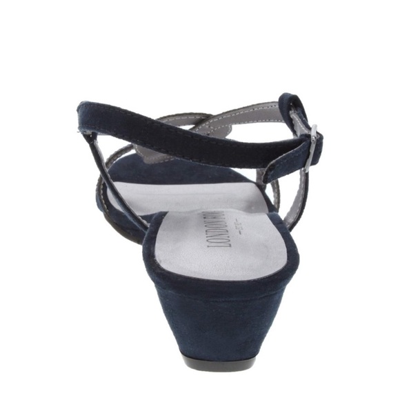 NIB London Fog Womens Macey Demi-Wedge Dress Sandals Size 9 - Picture 3 of 6